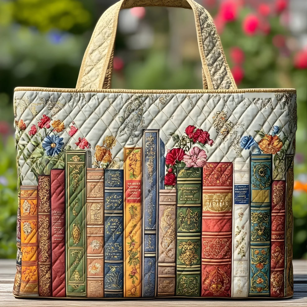 Michele Bookshelf Quilted Tote