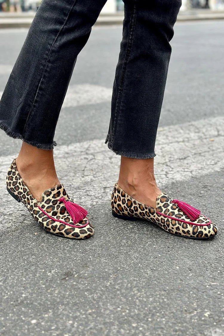 Gwen Chic Animal Print Loafer