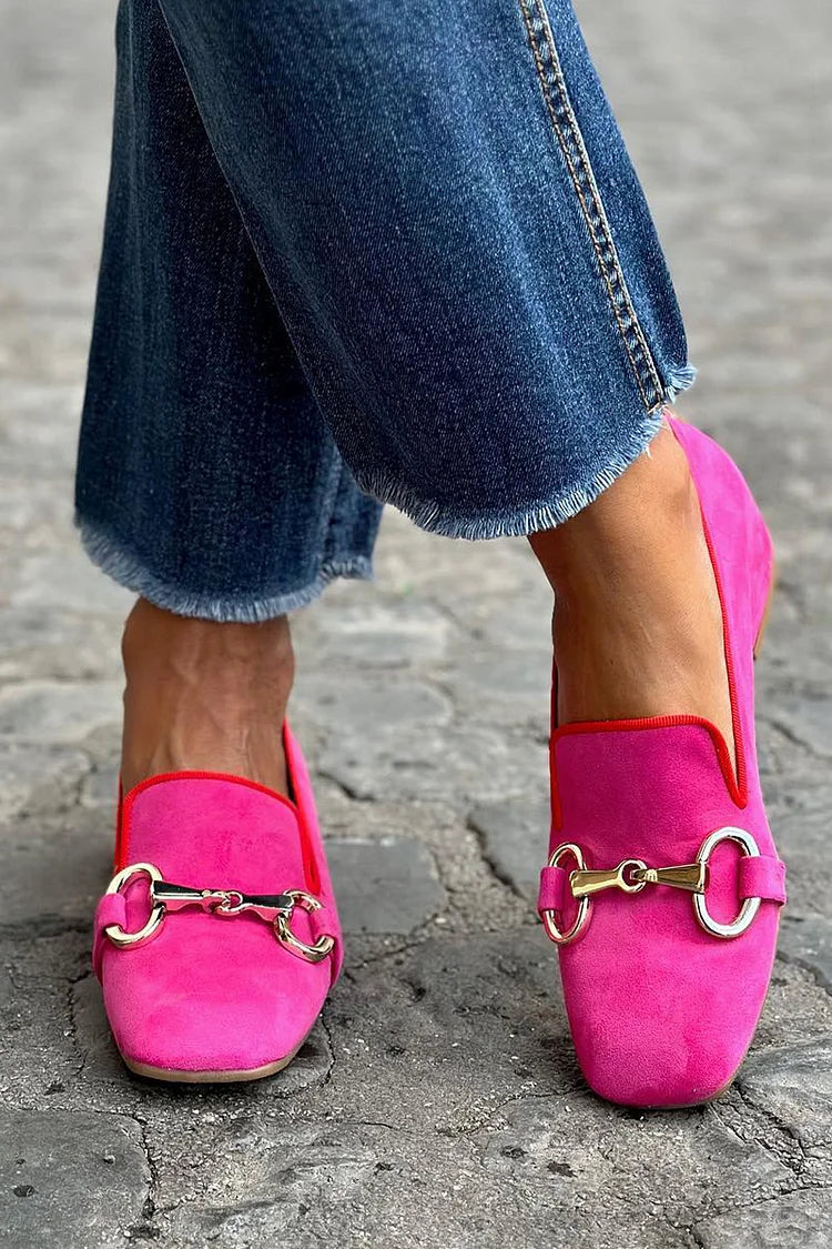 Jenesis Fluorescent Metal-Detail Loafers