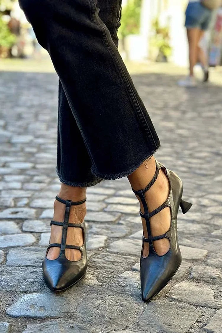 Karla Chic Strap Pumps