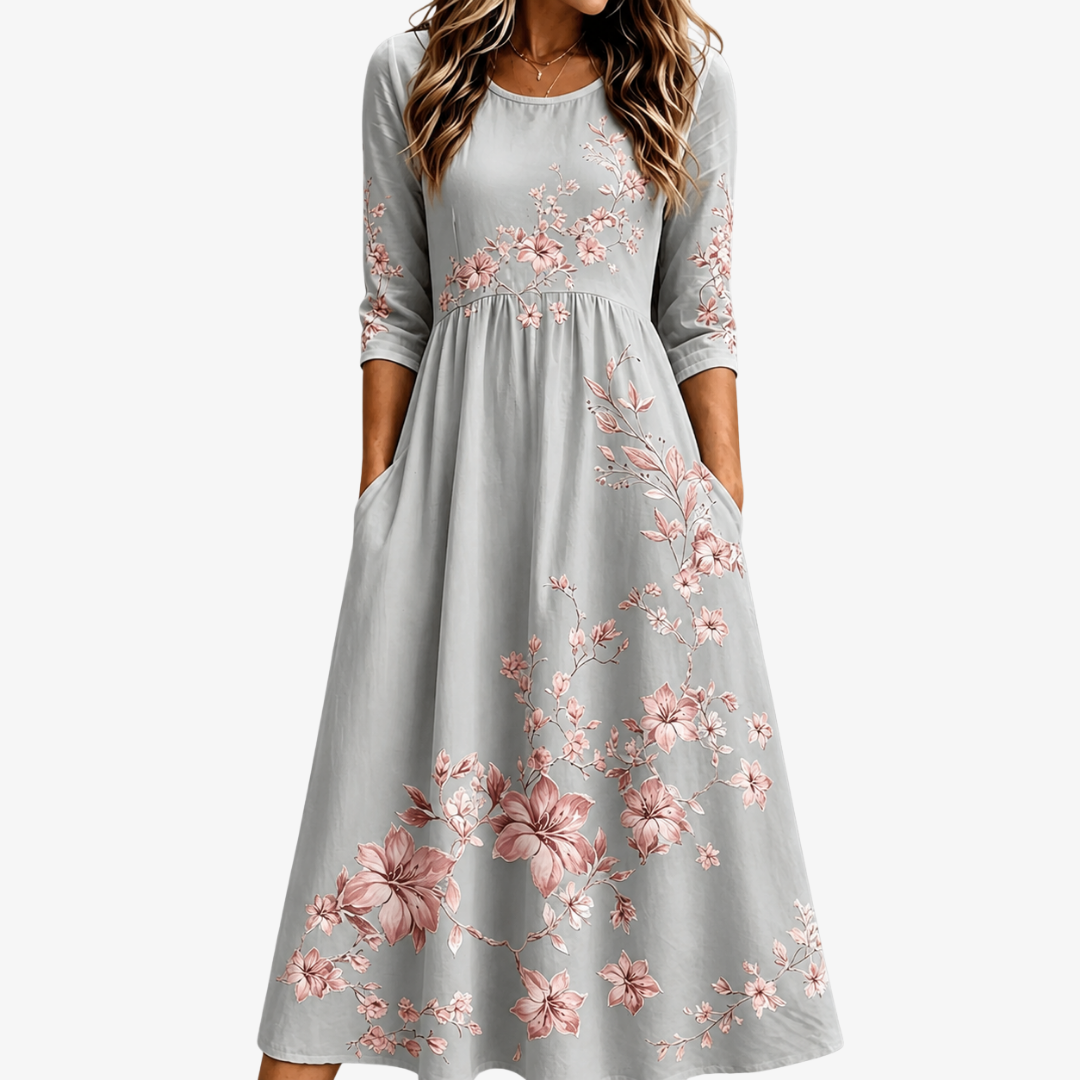 Anouk | Blossom Grace Midi Dress