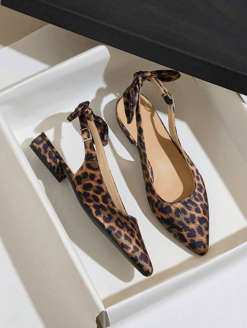 Aleena Chic Leopard Print Flats