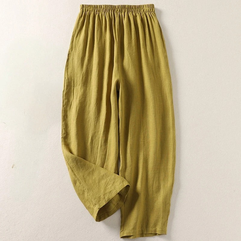 Carolina Relaxed Linen Trousers