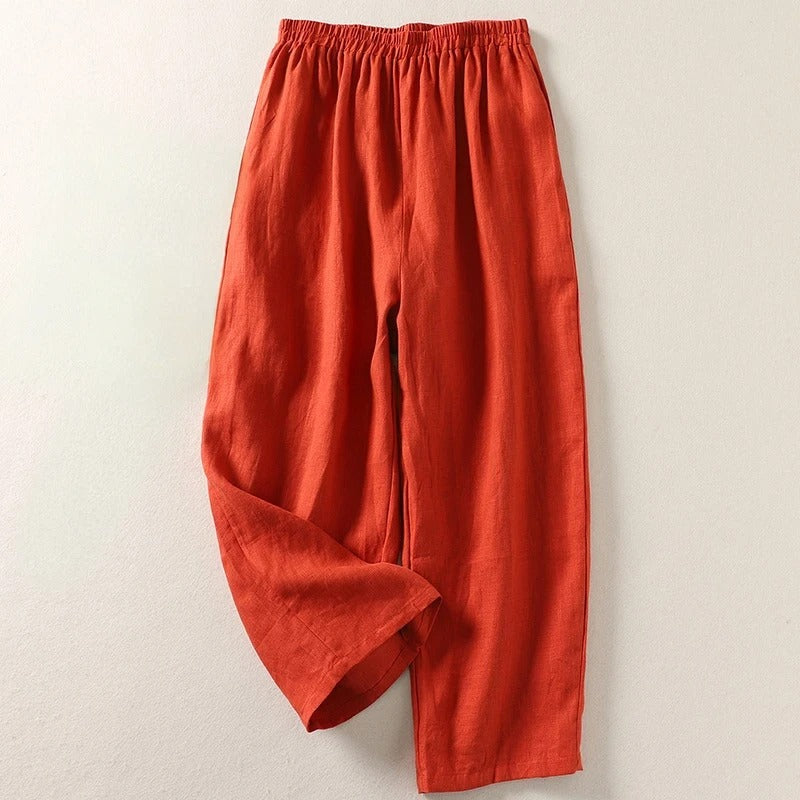 Carolina Relaxed Linen Trousers