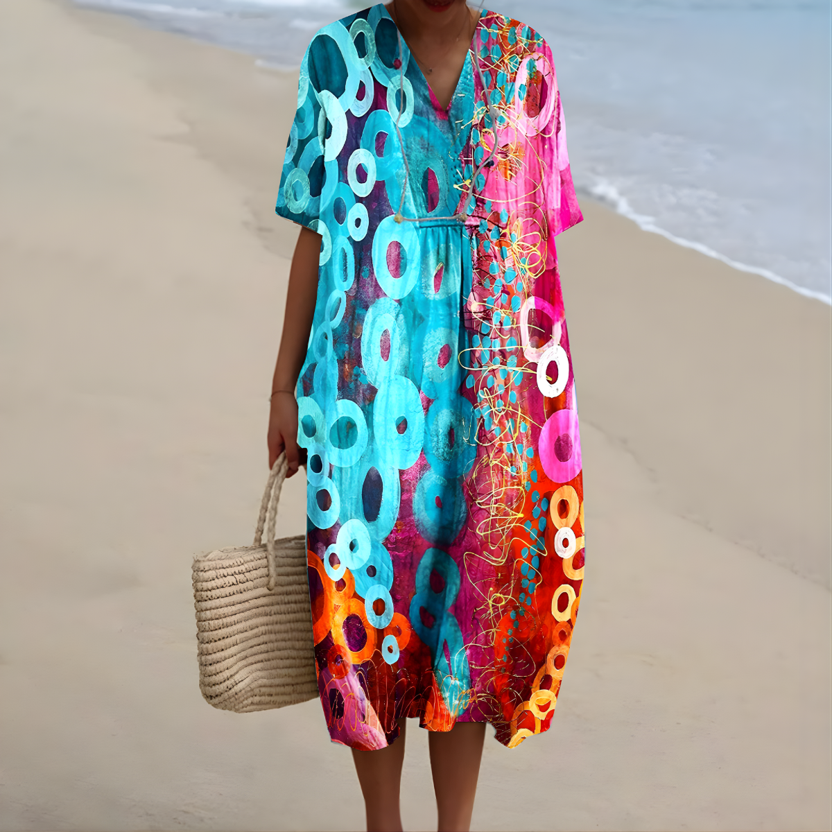 Addilyn | Vibrant Tie-Dye Summer Dress