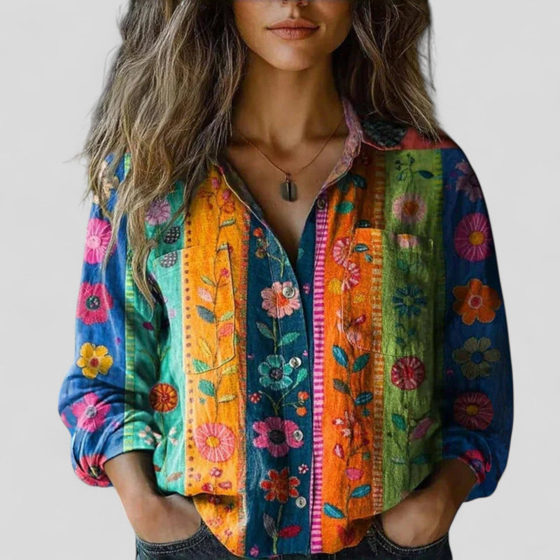 Natalie - Comfortable Blouse Shirt