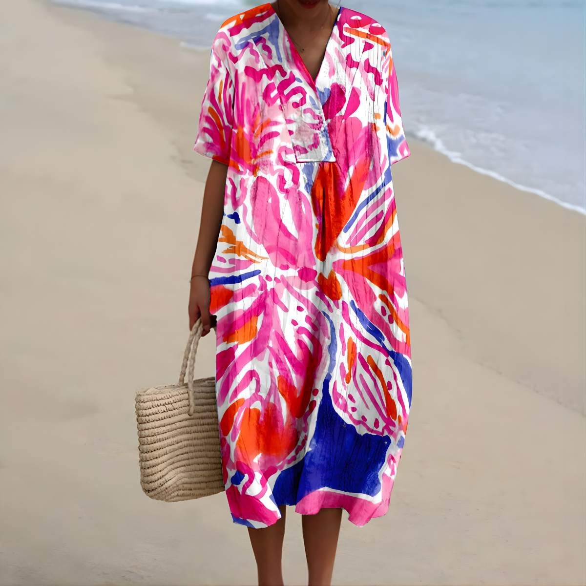 Addilyn | Vibrant Tie-Dye Summer Dress