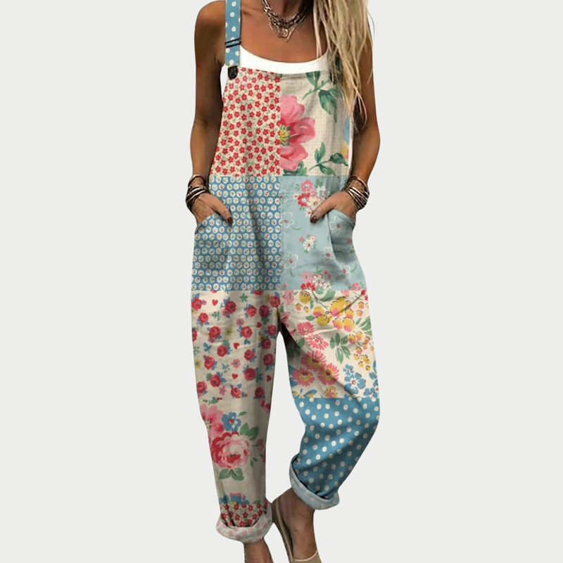 Sadie | Multicolour Print Overalls