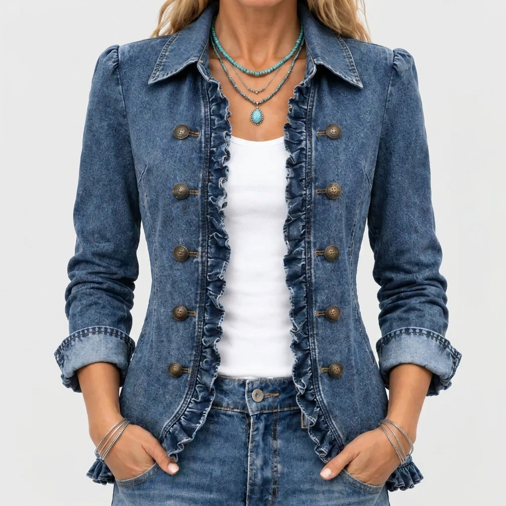 Posy | Ruffle Trim Jacket
