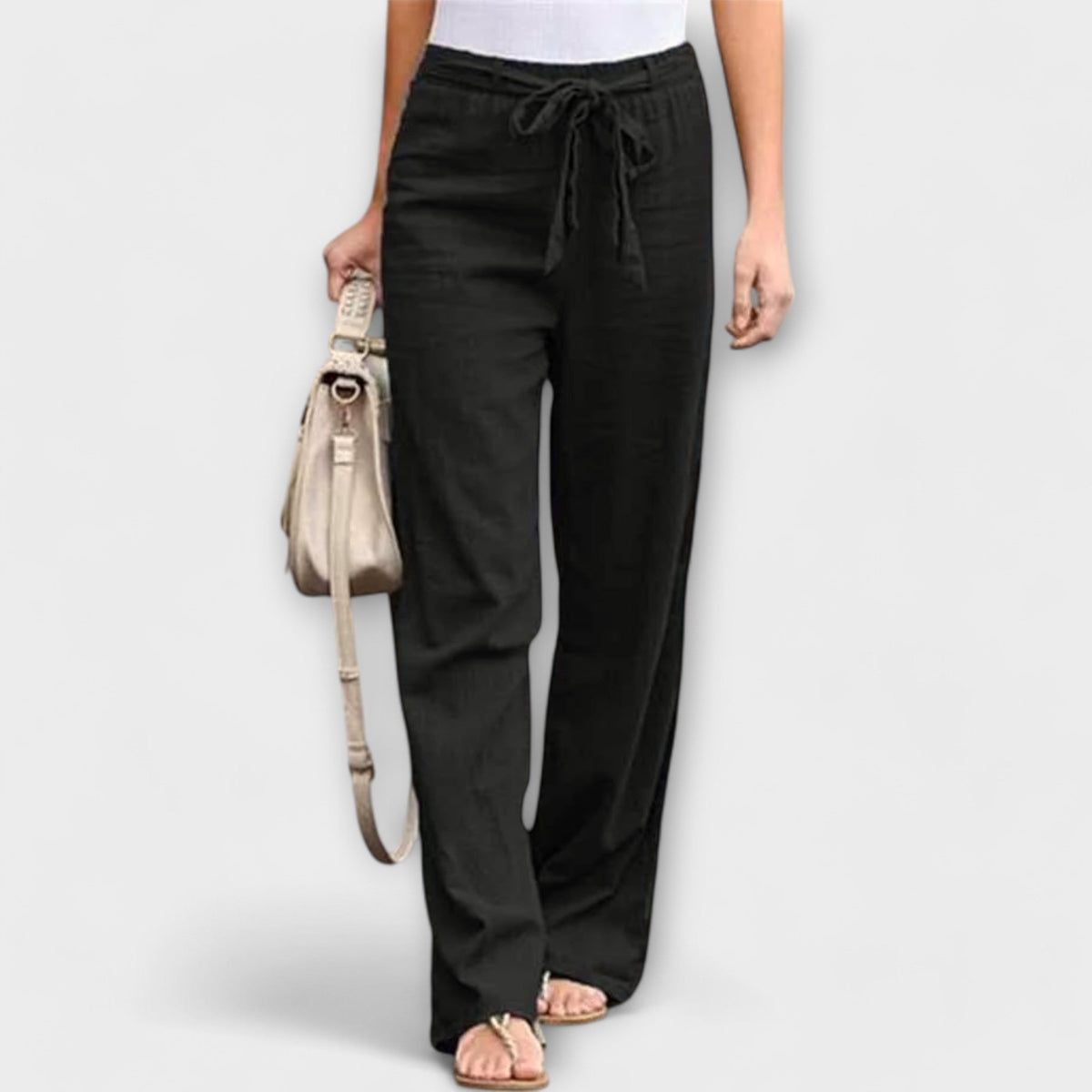 Valery Lightweight Linen Trousers