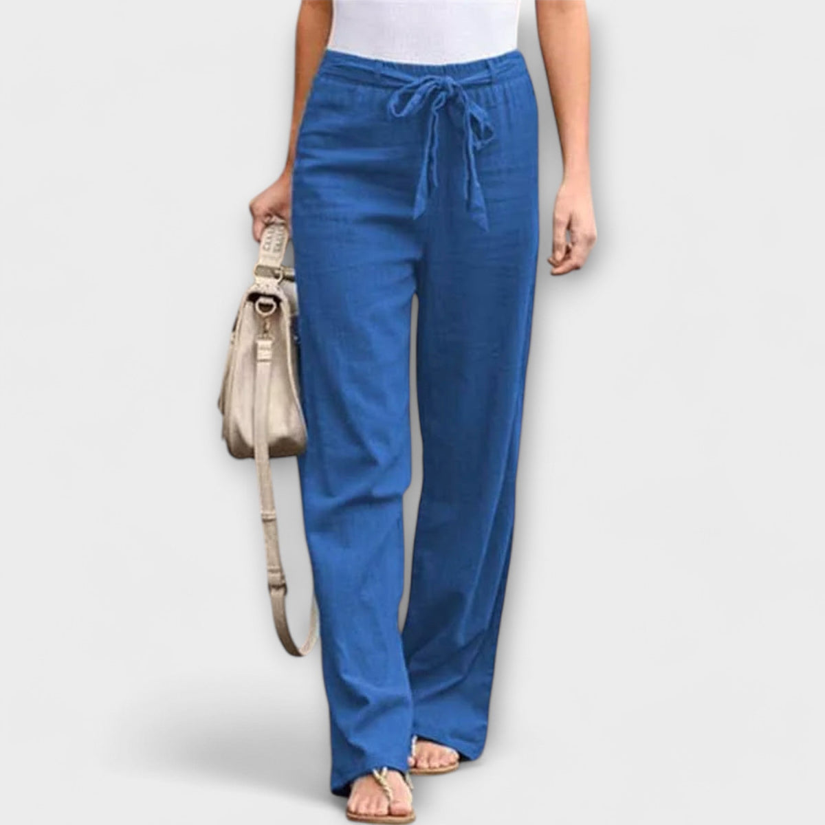 Valery Lightweight Linen Trousers