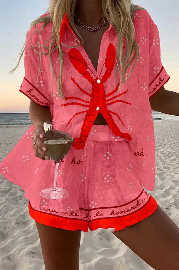 Xyla Lobster Coast Short Set