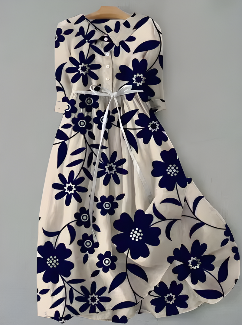 Coralie Elegant Floral Dress