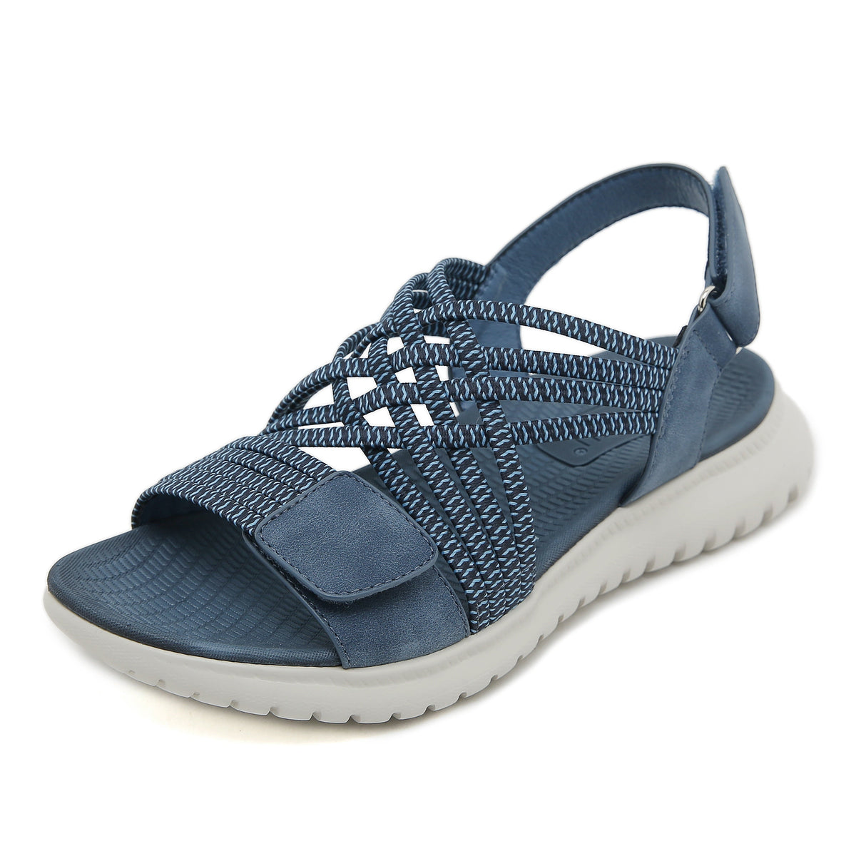 Acacia Criss-Cross Sport Sandals in Blue