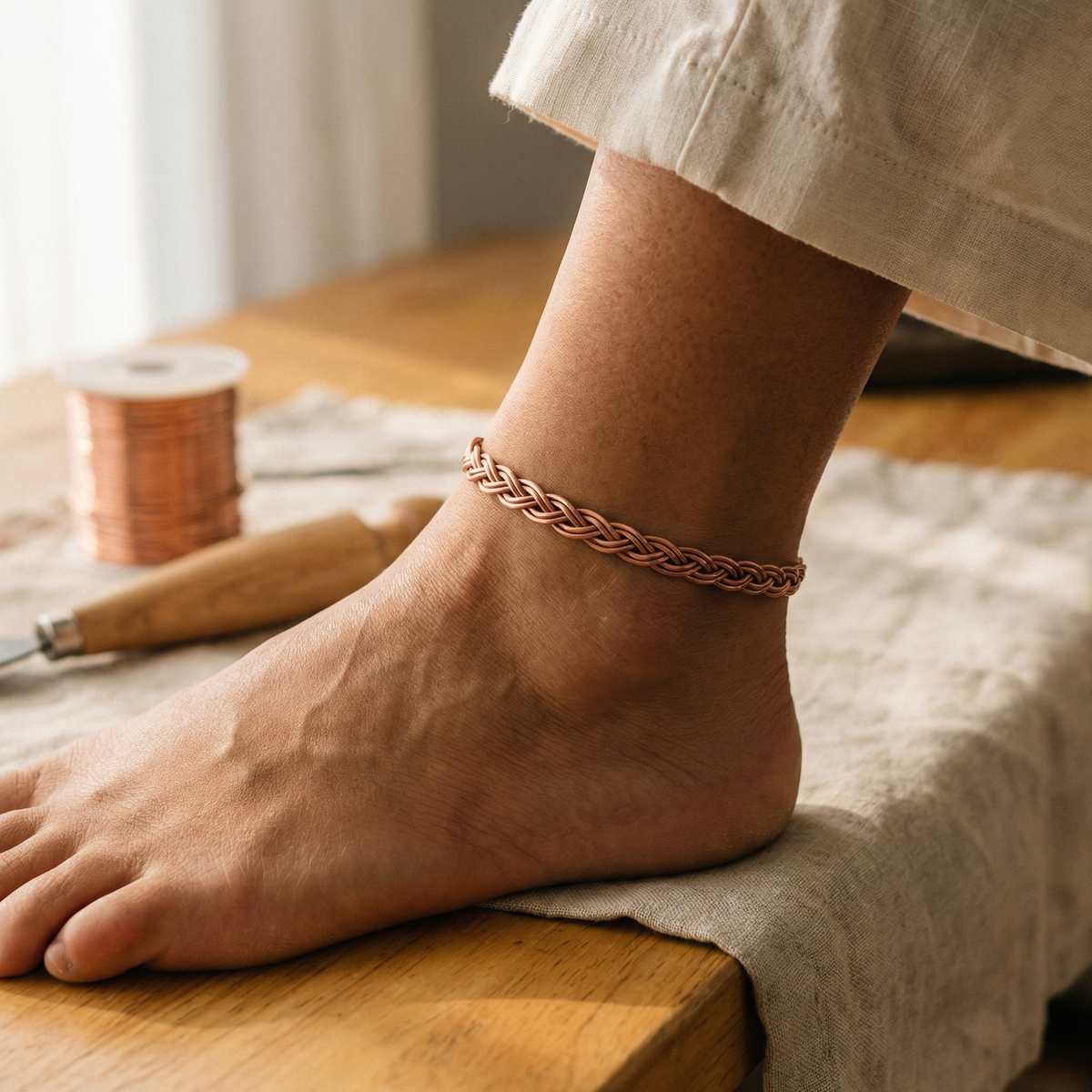 Adair Braided Anklet