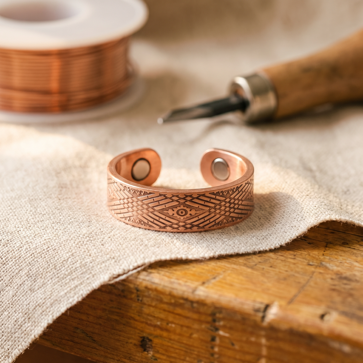 Aisling Crosshatch Band Ring