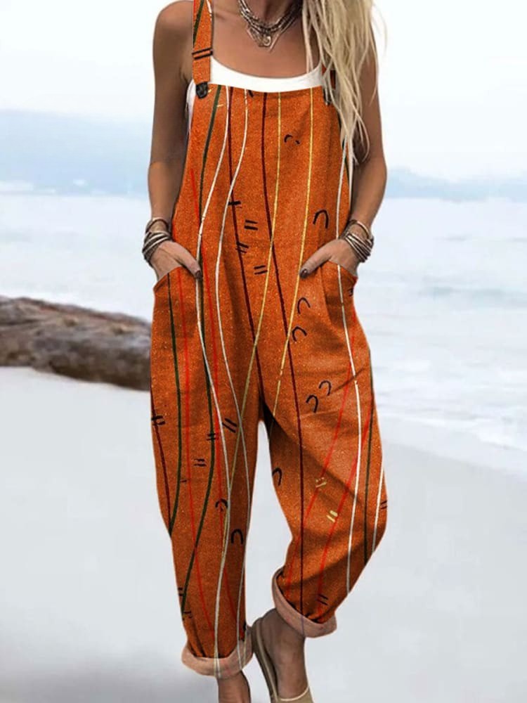 Alexandra Line Art Dungarees