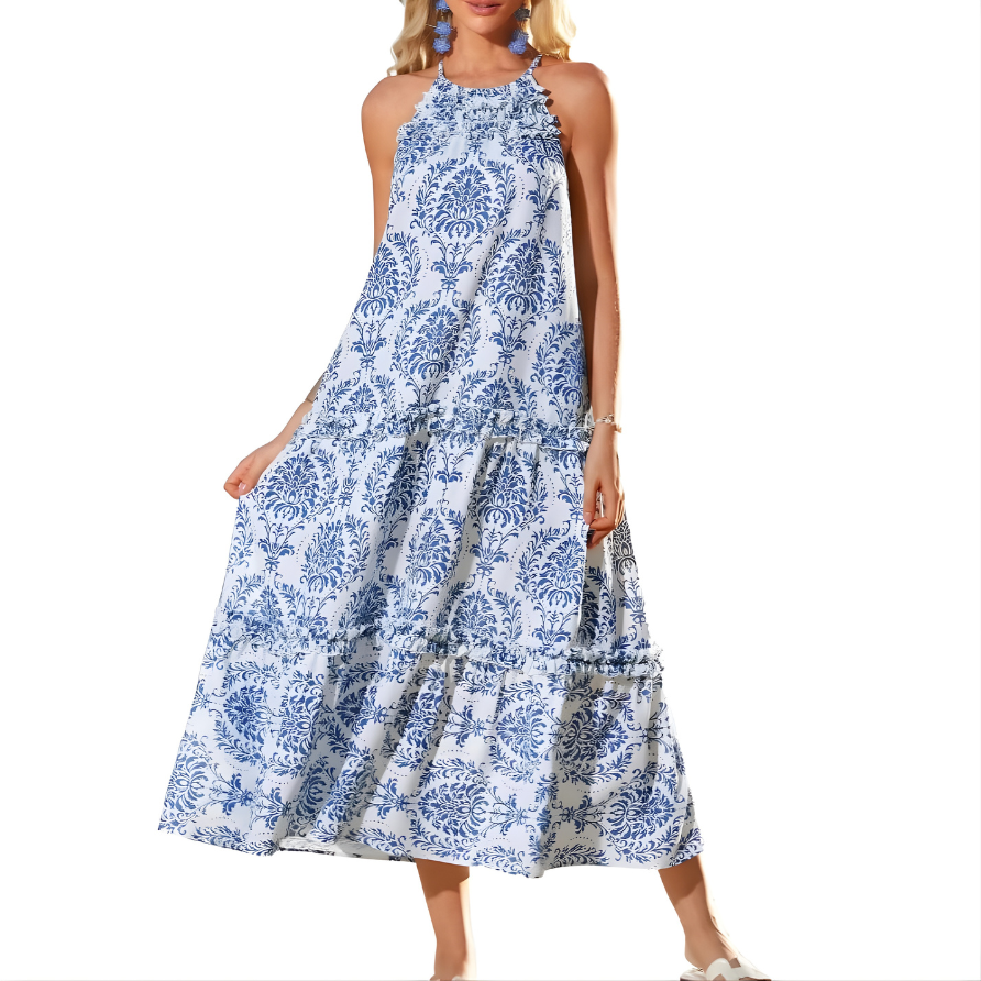 Alise Mixed Print Sundress in #2