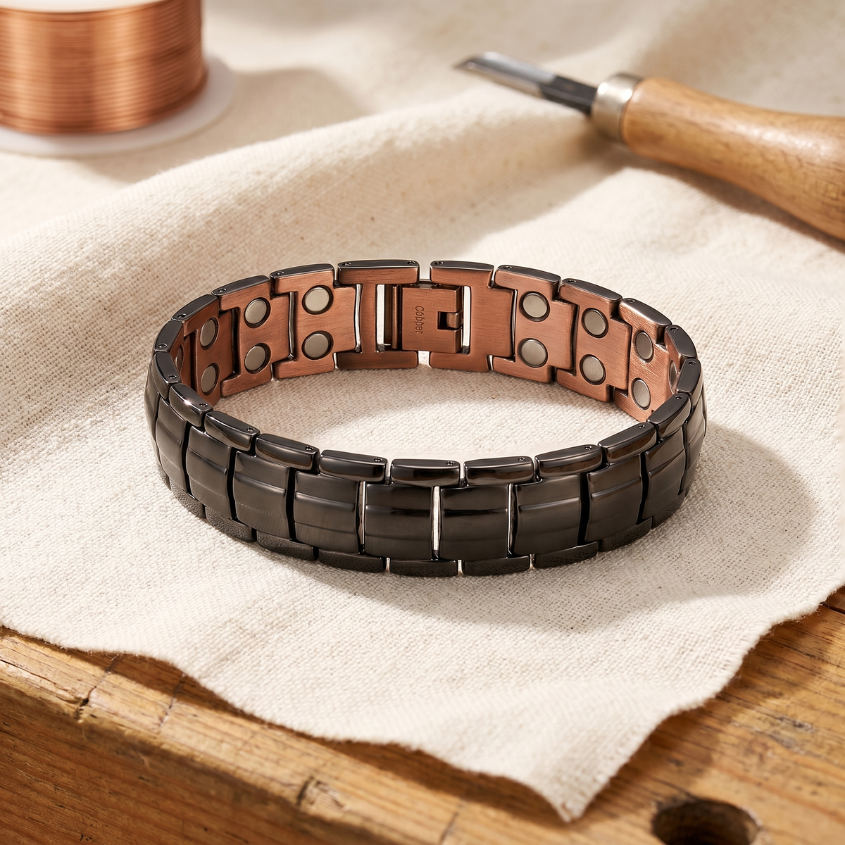 Amity Two-Tone Link Bracelet