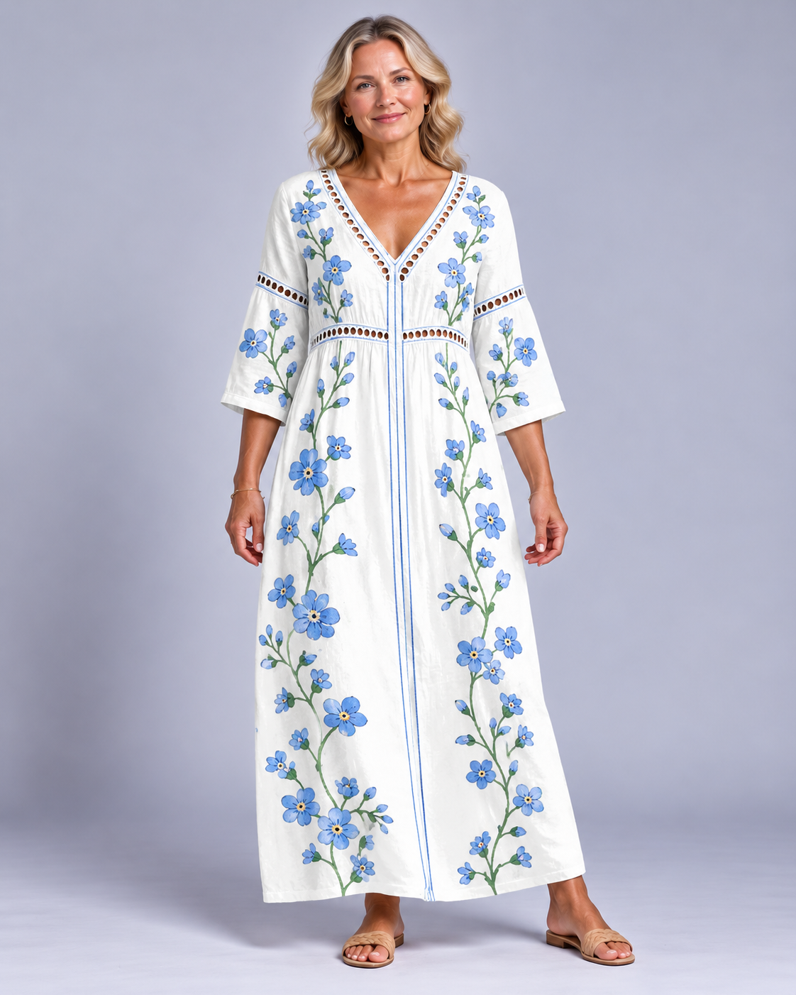 Anabelle Flower Vine Dress