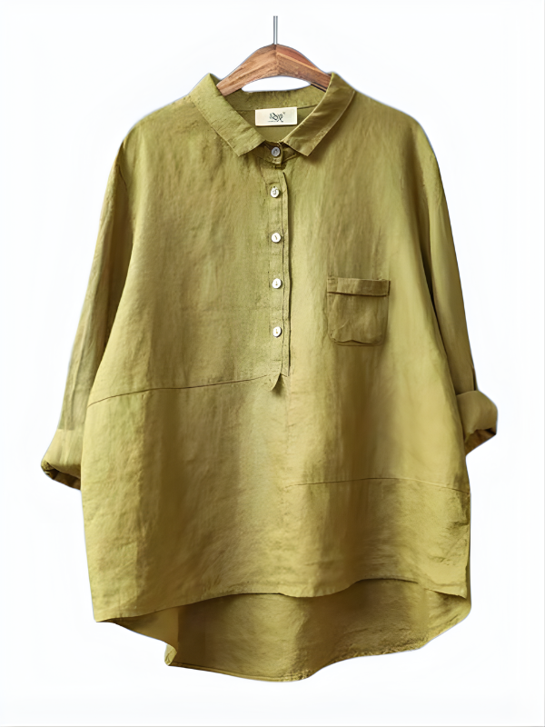 Bianka Popover Linen Shirt