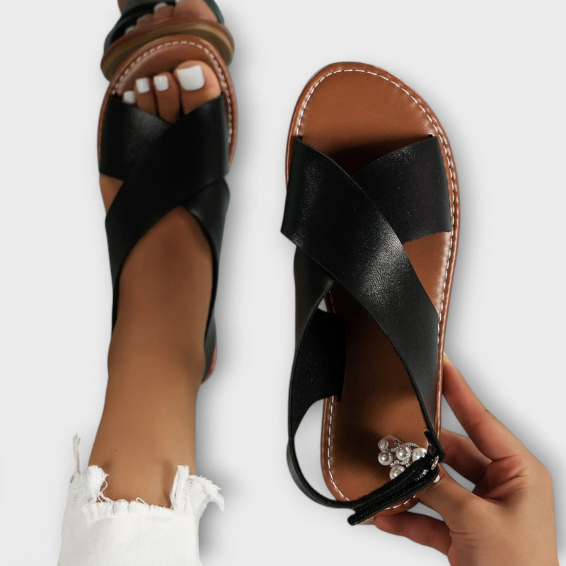 Brooke Crossover Flat Sandals