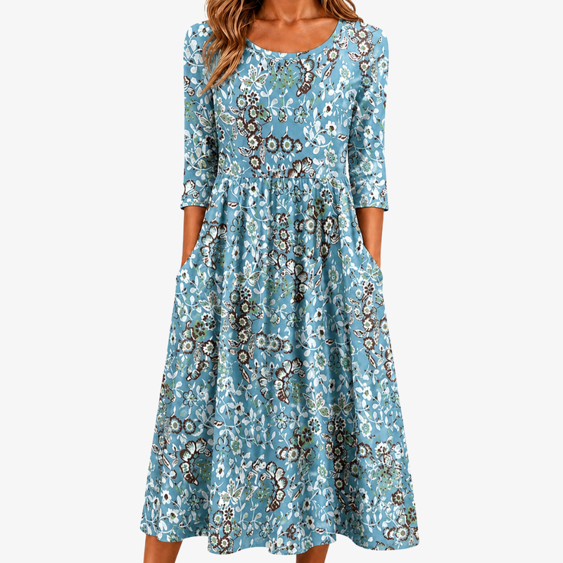 Candice Floral Midi Dress