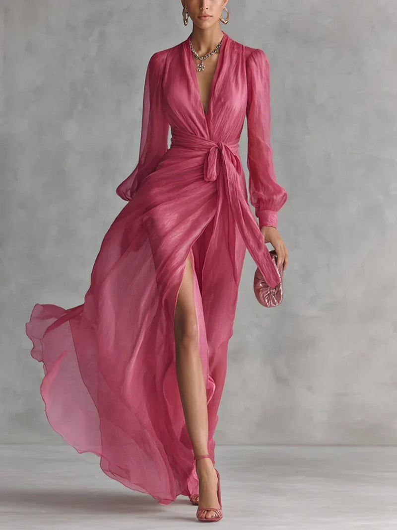 Caoimhe Tie-Waist Maxi Dress