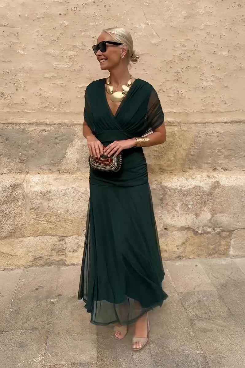 Cinzia Crossover Maxi Dress