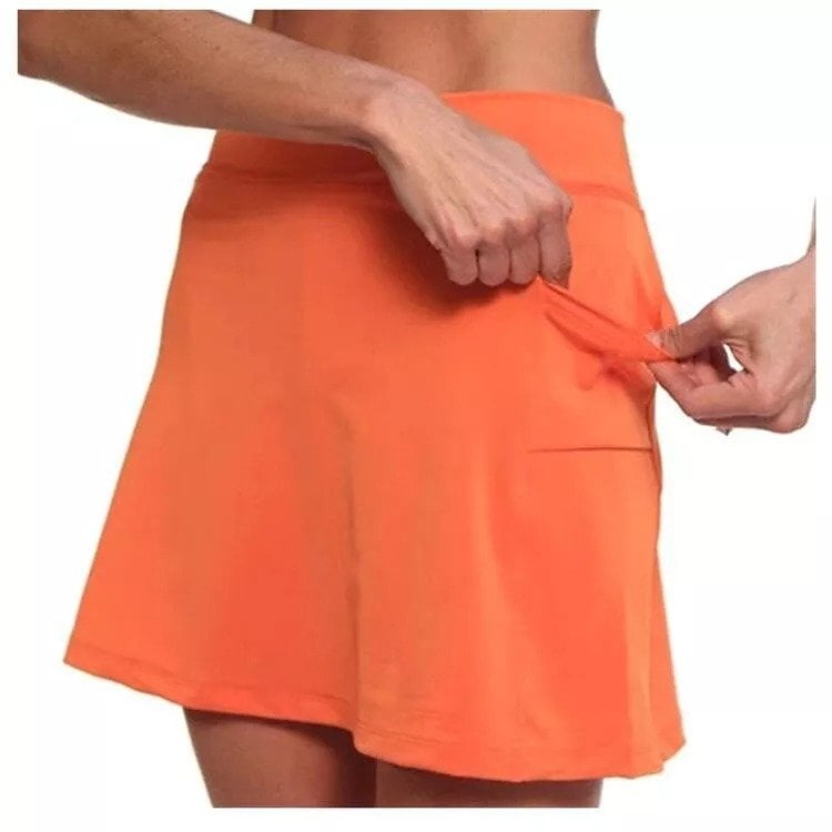 Cinzia Pull-On Sports Skort in Orange