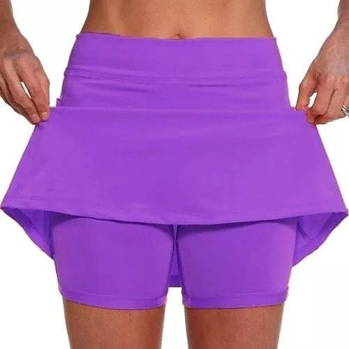 Cinzia Pull-On Sports Skort in Purple