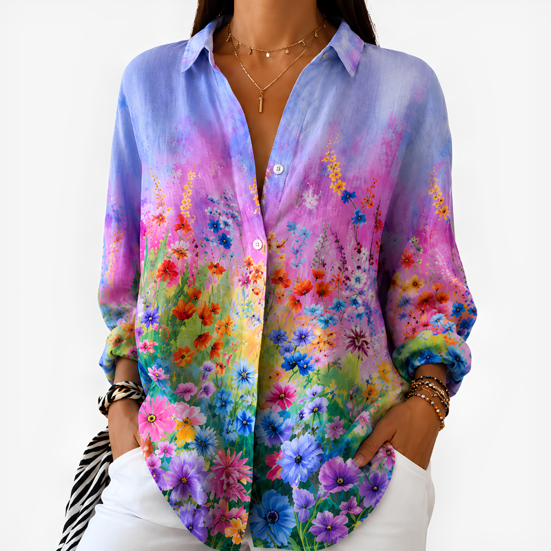 Deidre Wildflower Field Shirt
