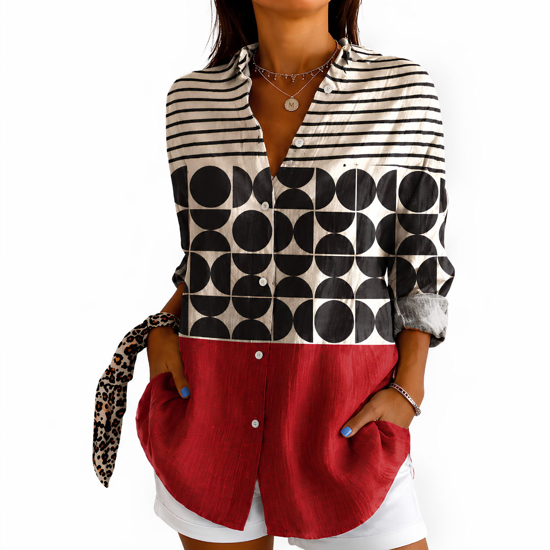 Elinor Graphic Panel Shirt