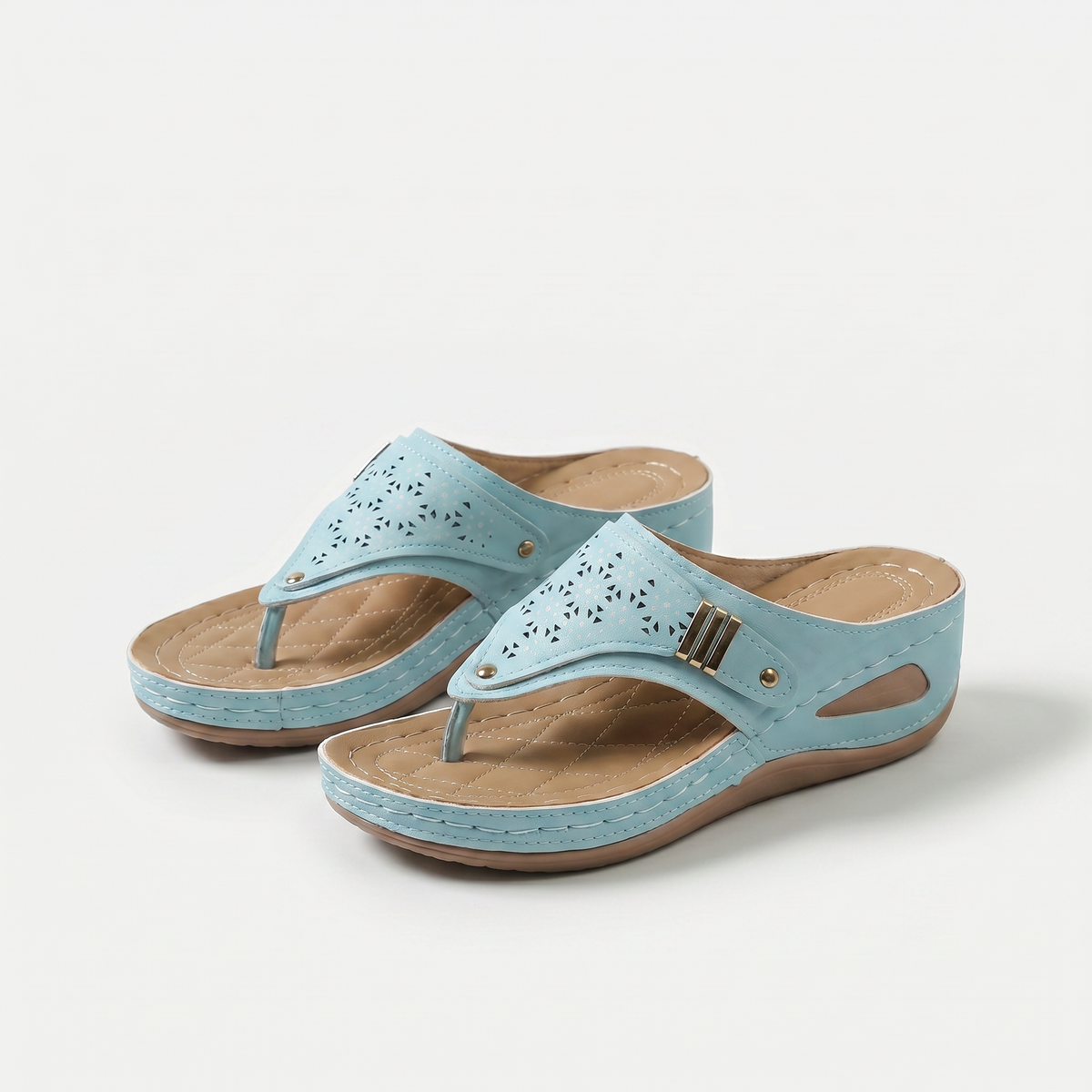 Anna | Comfort Wedge Toe Sandals