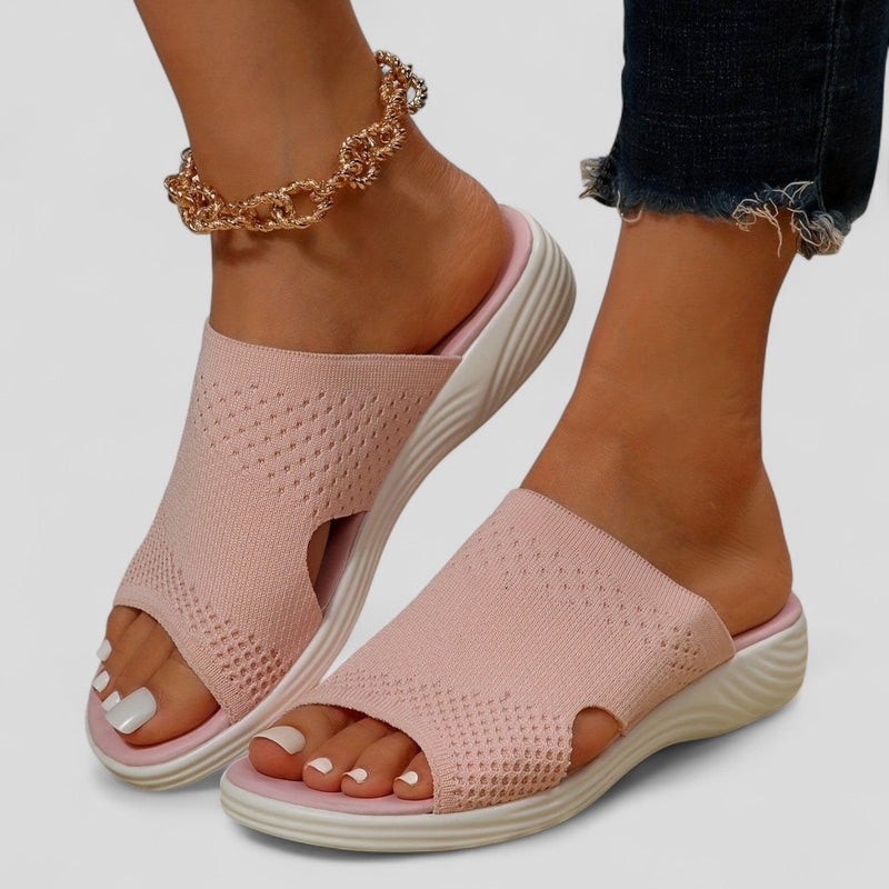 Elsa Knit Slide Sandals