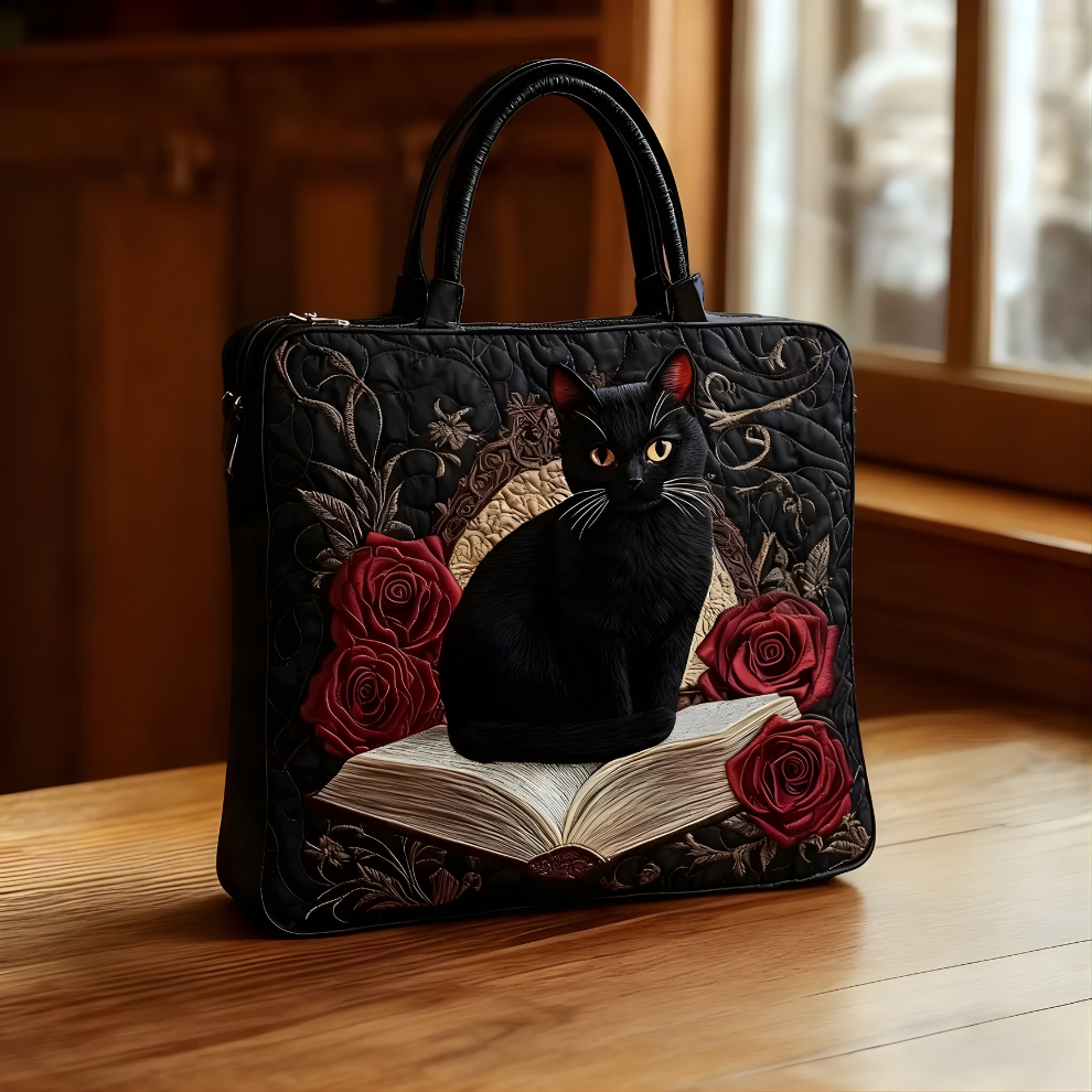Erika Reading Cat Tote