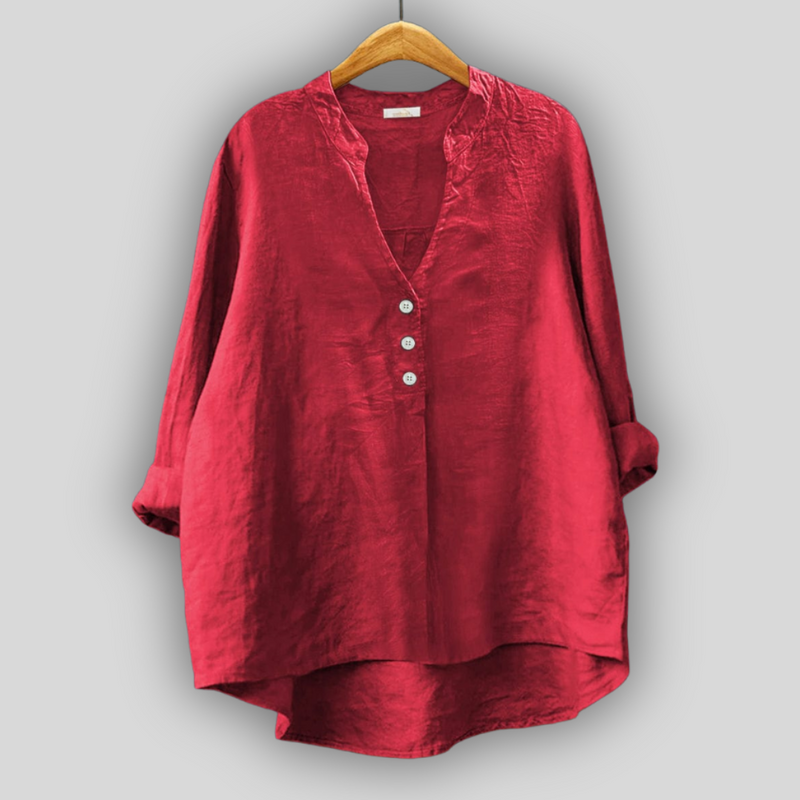 Eulie Band Collar Top