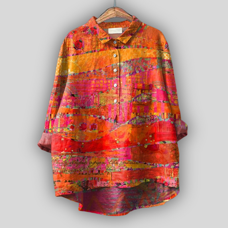 Fabienne Abstract Print Shirt
