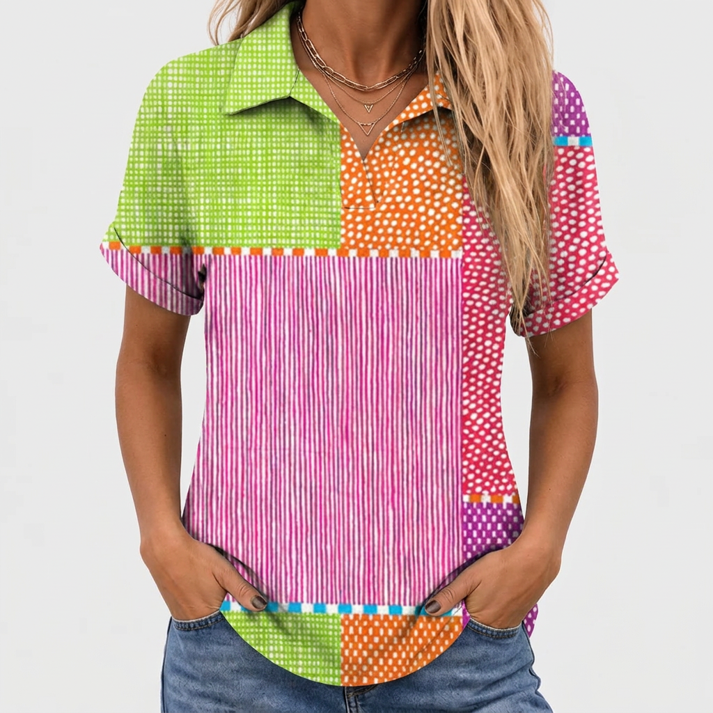 Fabiola Colour Block Shirt