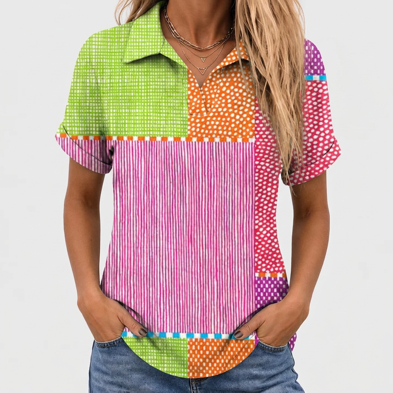 Fabiola Colour Block Shirt