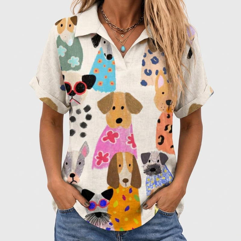 Filippa Dog Print Shirt