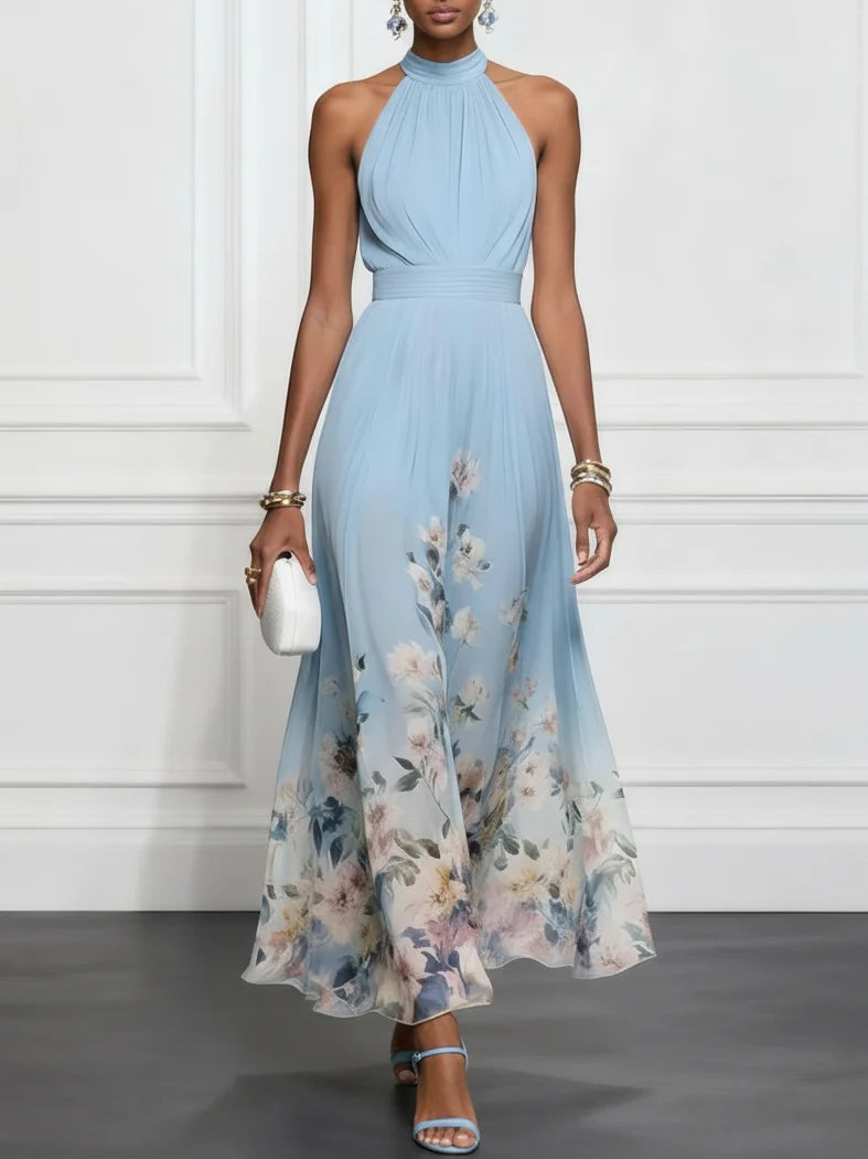 Gertrude Halter Maxi Dress