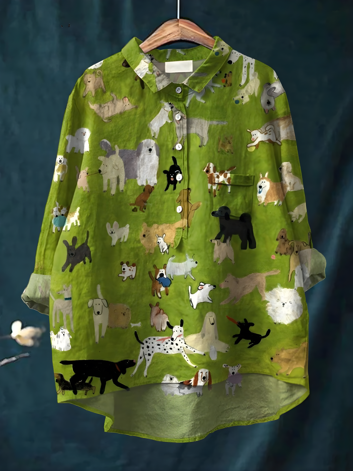Ginevra Dog Pack Shirt in Multicolor