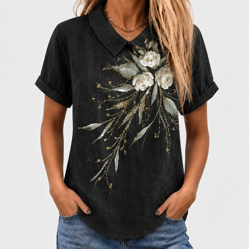 Hania Floral Spray Shirt