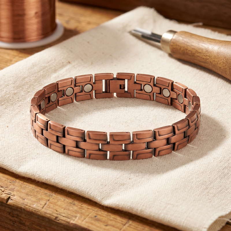 Amelia's Gorse Men's Copper Bracelet