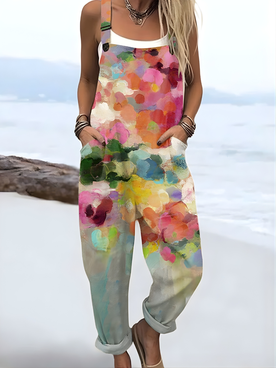 Iolanta Watercolour Dungarees