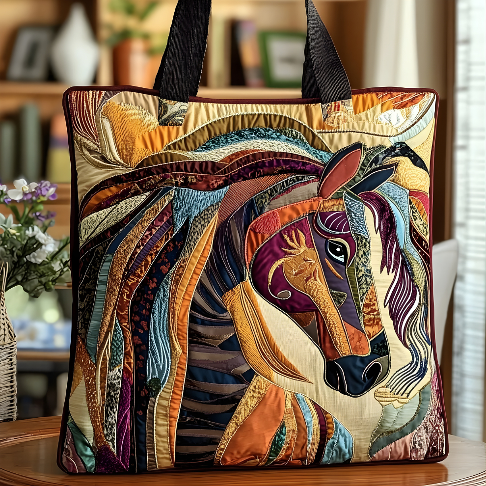 Irma Patchwork Horse Tote