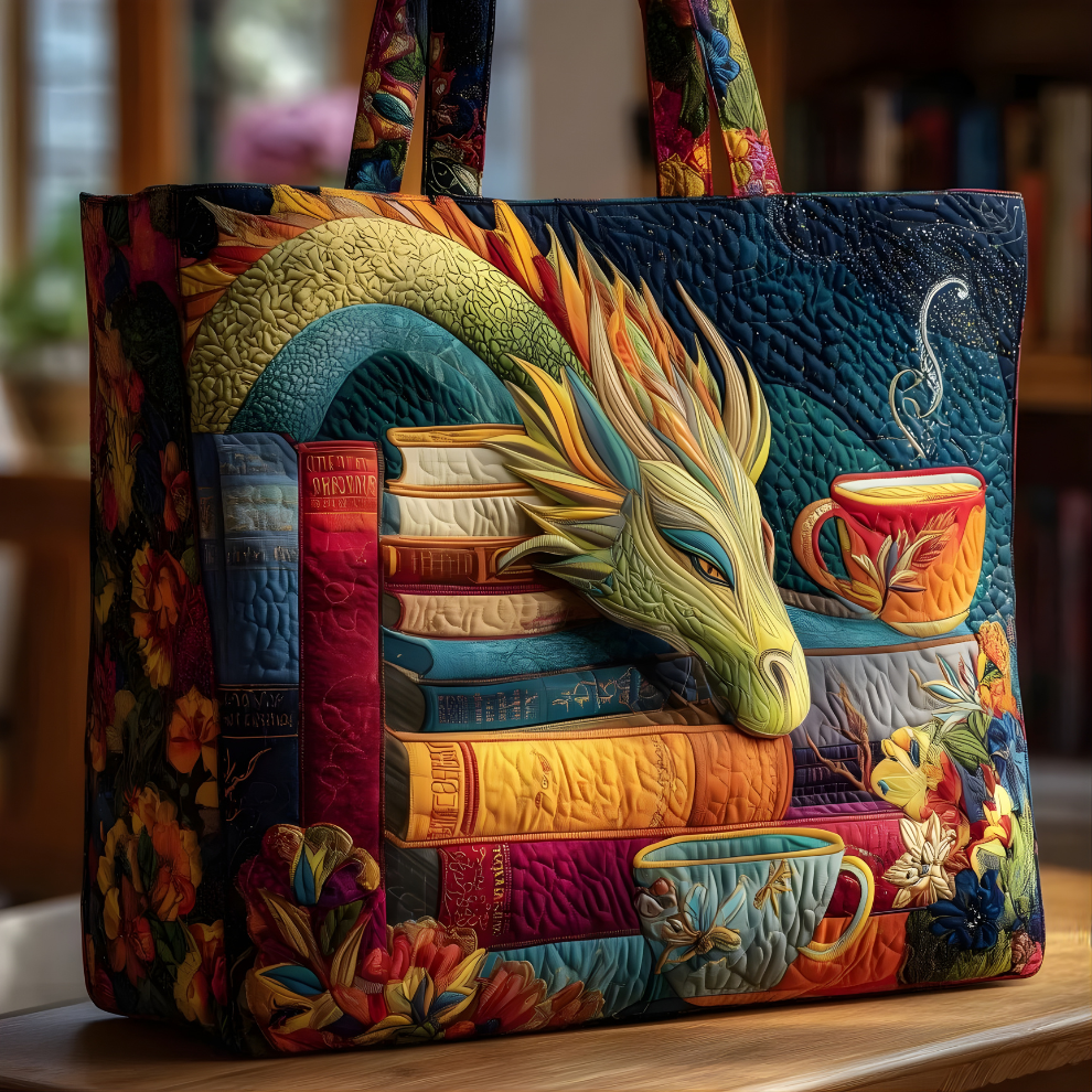 Janis Dragon Books Tote