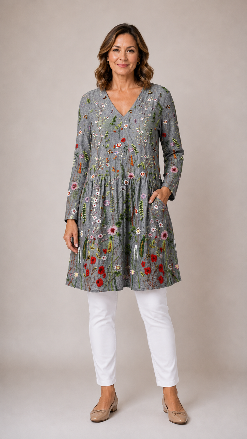Jazmin Flower Stem Tunic