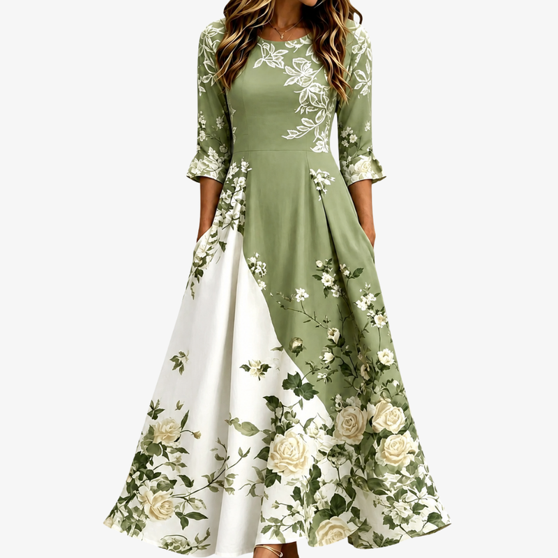 Josette Panelled Maxi Dress